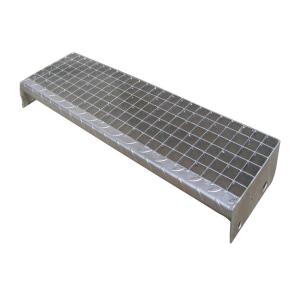China Serrated Stainless Stair Treads Steel Grating on sale