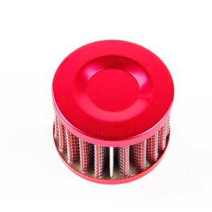ES-1110 Universal car air intake filter neck size 12mm bright red color