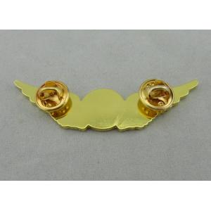 Soft Enamel Youth Flying Club Souvenir Badges With Gold Plating