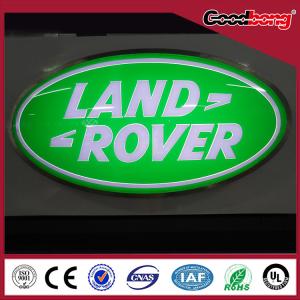 Quality Professional outdoor car logo supplier, custom led acrylic&amp;ABS car logo and their names for sale