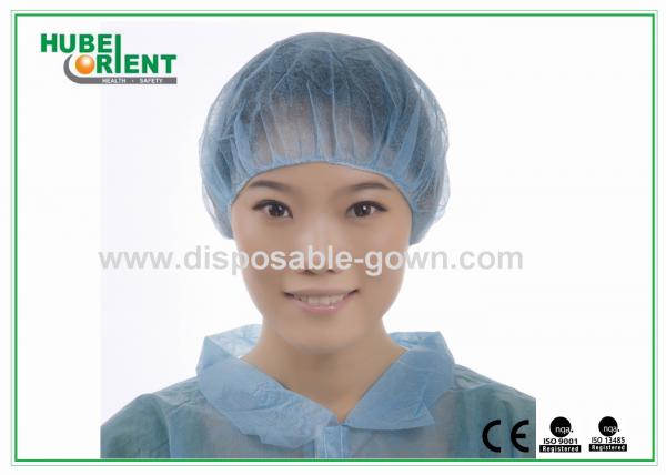 Buy Soft Non Woven Bouffant Cap Breathable Disposable Head Cap with Elastic at wholesale prices