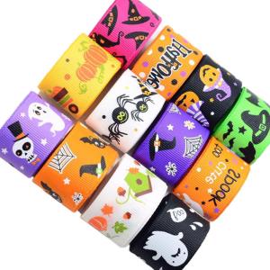 High quality Stock Wholesale cartoon ribbon grosgrain roll grosgrain ribbon