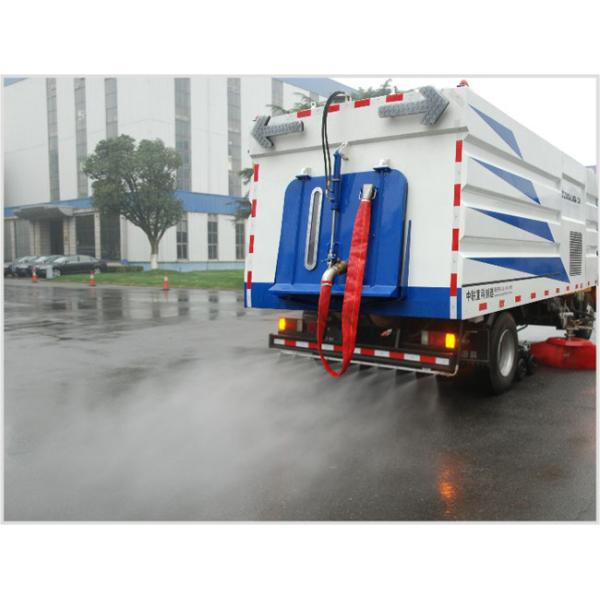 china 10 tons garbage street sweep cleaning truck with high pressure washing system