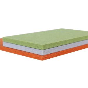 High Density 9/12/24mm Thickness Polyester Sound Absorber Acoustic Panels PET