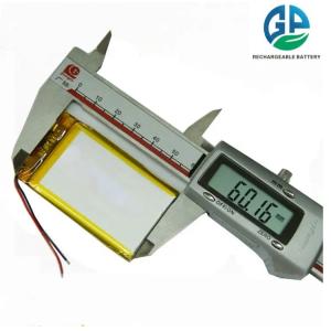 3.7v High Capacity Rechargeable Lithium Polymer Battery 404060 1200mah Small