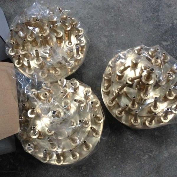 22m3/h Brass Ajustable 3 Layers Blossom Fountain Nozzle