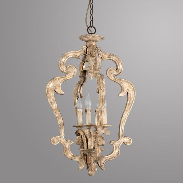 Outdoor wood chandelier for home lighting Fixtures (WH-CI-76)