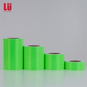 Quality Fluorescent Reflective Vehicle Conspicuity Markings Tape Yellow Green for sale