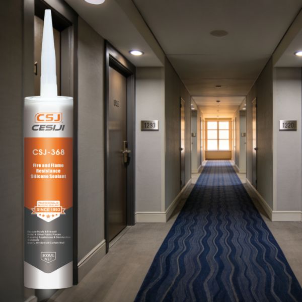 CSJ-368 Fire and Flame Resistance Silicone Sealant – Ideal for Hotels Public