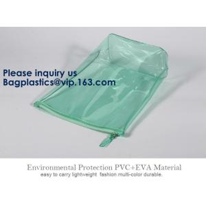 Makeup Bags, Frosted PVC Zipper Bags,Clear PVC Material Plastic Slide Pouch,PVC
