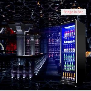Supermarket Commercial Beverage Refrigerator Vertical Height 1965mm