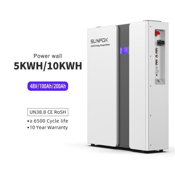 Buy 51.2V 200Ah Wall Mounted 48V Solar Lithium Battery 10kwh  Lifepo4 Energy Storage Battery at wholesale prices