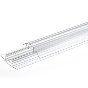 4mm -20mm Transparent Polycarbonate H Profile / Polycarbonate U Profile