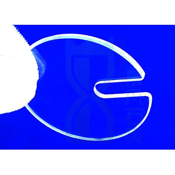Buy 1200C SIO2 Precision Glass Machining Polished Quartz Glass Disc at wholesale prices