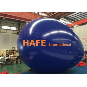 LED Advertising Inflatable Flying Light , Helium Filled Lighting Balloons Oval