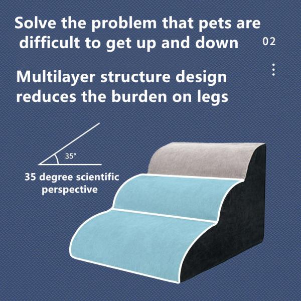 Puppy stairs for bed