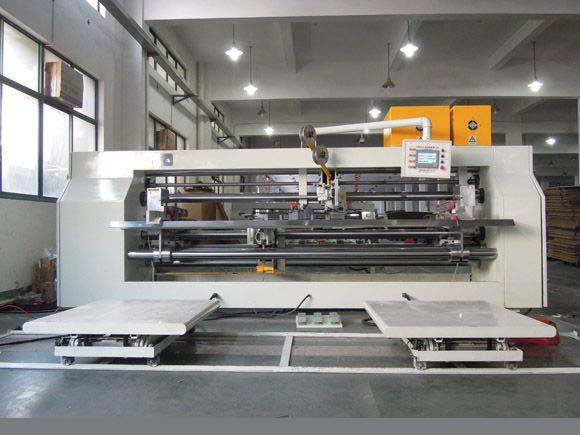 3 Ply / 5 Ply / 7 Ply Paperboard Box Stitching Machine For Big Size Carton