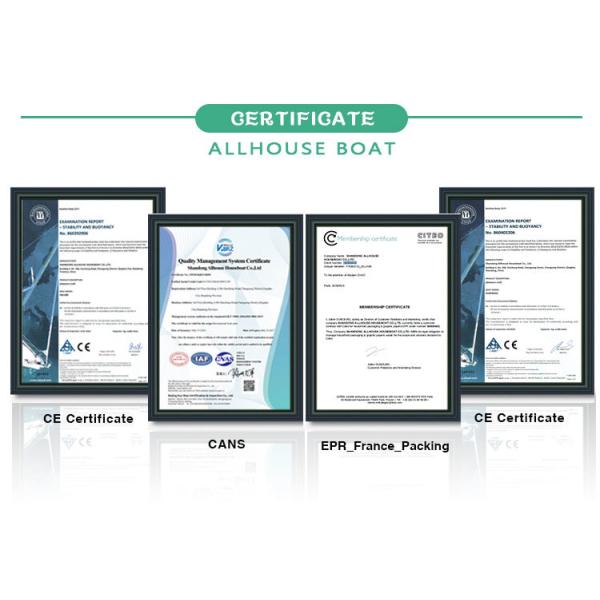 Aluminum Floating Boat Hotel Luxury And Comfort Water Double Deck Houseboat