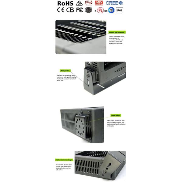 Outdoor Waterproof High Power LED Flood Light For Stadium Lighting 90Ra 50Hz / 60Hz