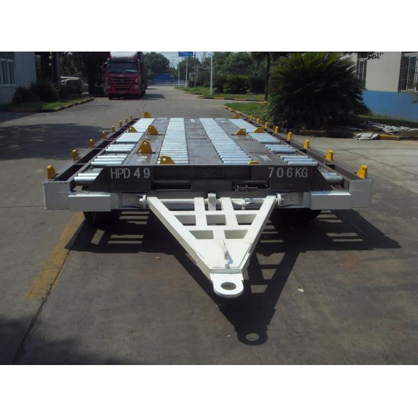 Heavy Duty Airport Luggage Dolly , Practical Cargo Dolly Trailer Easy Operation