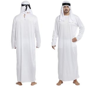 Quality Medium Weight Popline Men's Muslim Saudi Style Robe 65/35 Polycotton/Cotton Fabric for sale