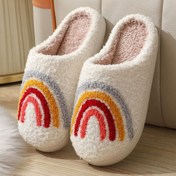 Womens Comfy Warm Slipper Memory Foam Faux Fur Lined Slippers For Holiday Christmas