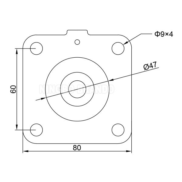 1'' Goyen Type K2530 K2532 K2551 CA/RCA 25 Diaphragm Repair Kit Dimension