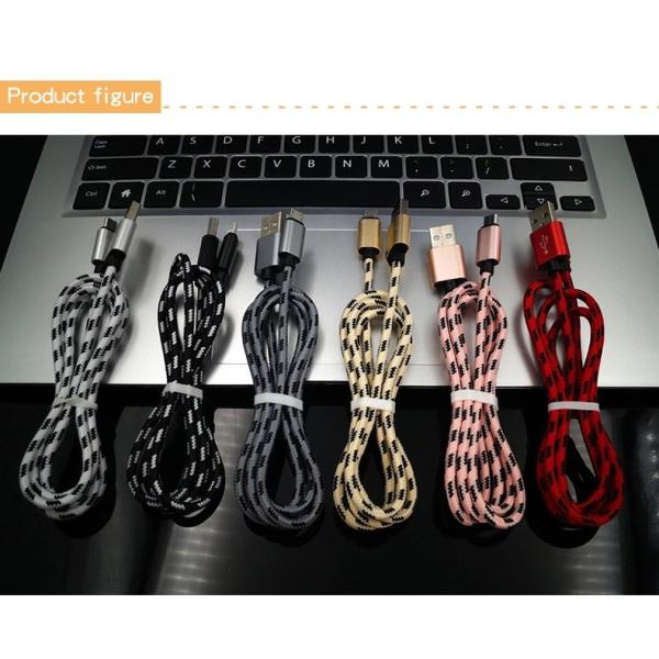 Precise Colorful USB Type C Cable , Iphone Charger Cable With Novel Design