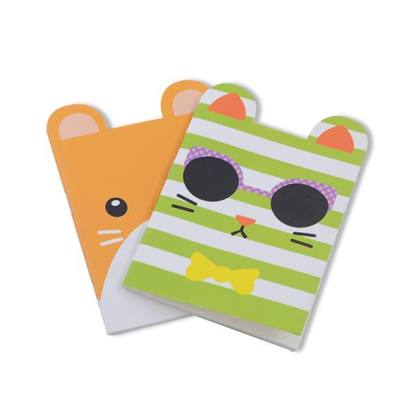 Cute Cartoon Mini Note Book Elastic Kawaii Stationery Paper Cover for Kids and Girls