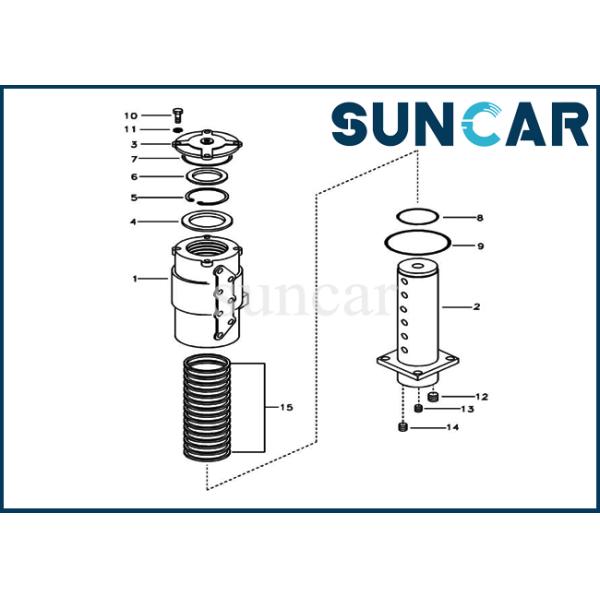 VOE14506407 14506407 Center Joint Seal Kit For SUNCARVO.L.VO Swivel Joint EW130 EW140E EW145B