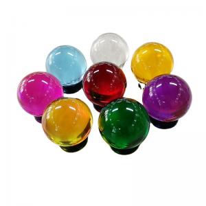 China Resin ball  50mm acrylic ball red green blue resin sphere solid color acrylic ball on sale