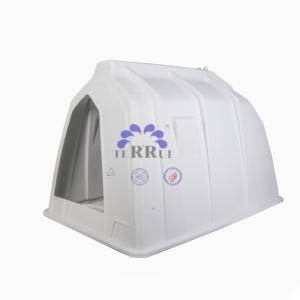 Quality Plastic Calf Hutch With 220cm Length 145cm Width And 145cm Height 30KG Weight In White Color And 1.5 Years Warranty for sale