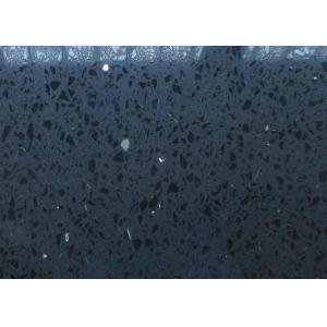 Dark Blue Quartz Slab 93% Natural Quartz Stone Thickness Optional