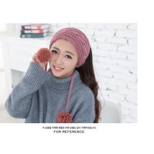 Quality Spring and winter ball of yarn twist headband handmade headdress for sale