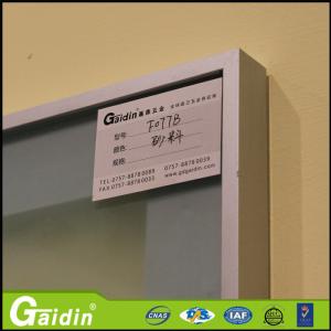 Quality glass insert T5 Foshan electrophoresis aluminum door frame for sale