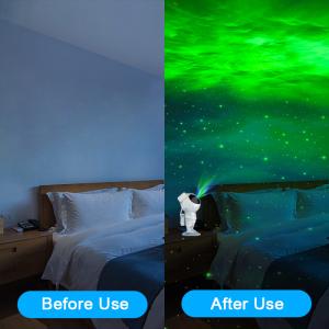 Adjustable Ceiling Astronaut Galaxy Star Projector With Timer Remote
