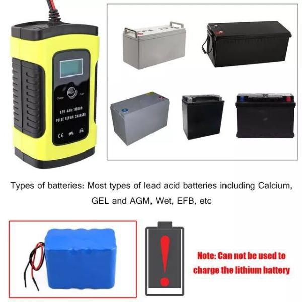 24V 8A LCD Touch Screen Car Pulse Repair Battery Charger