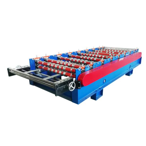 Buy High Strength Roofing Sheet Roll Forming Machine Manual Control Frame Material 300 H Steel at wholesale prices