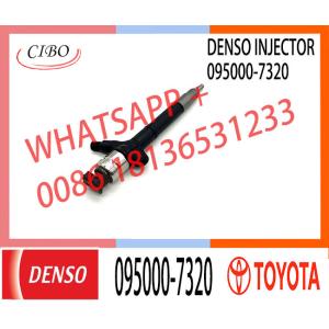 China Diesel Fuel Injector 095000-7320 Common Rail Injection Nozzle 23670-0R130 For Toyota 1AD-FTV 2AD-FTV on sale