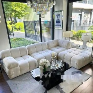 OEM/ODM Customized Plush Luxury Hotel Furniture Sectional Sofa Furniture