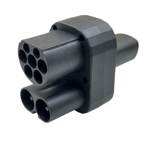 CCS Combo 2 To US Tesl-A Dual DC Type 2 AC 250kW/ 22kW Max Model S3XY Adapter