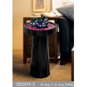 Warm Led 80cm Fiberglass Water Fountain With Lights