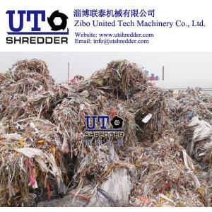 two engines shredder/ plastic shredder/ ragger wire recycling equiments / pulp