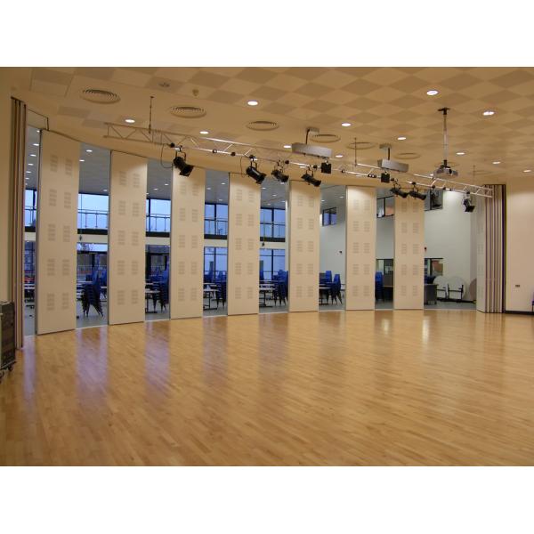 Anti - Fire Fabric Soundproof Movable Partition Walls For Multi - Functional Conference Hall