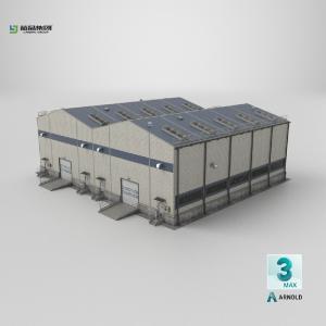 High Load Bearing Steel Structure Warehouse Graphic Design Prepainted Steel