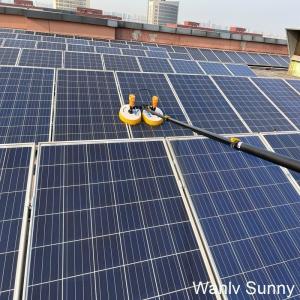 Aluminum Alloy Pole Water Powered Solar Panel Cleaning System with Extendable