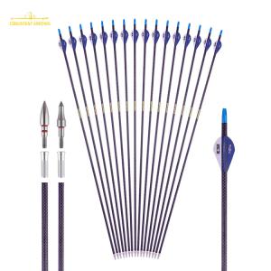 Factory price .245"(6.2mm) crosswoven fiber spine 250/300/350/400/500/600/700