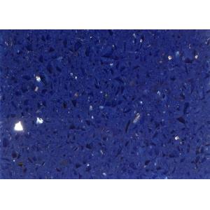 Dark Blue Quartz Slab 93% Natural Quartz Stone Thickness Optional