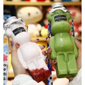 Double Wall Square Round Reusable Bubble Tea Bottles With Handle
