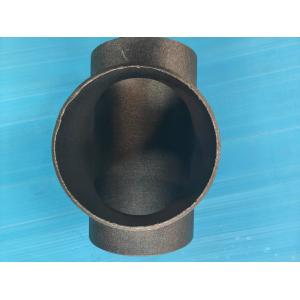 Ss304 Ss321 Ss316l Carbon Steel Reducing Tee Black Painting 4 Inch